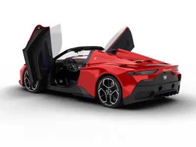 Maserati MC20 Cielo 2023 HQ 3d model 3D model