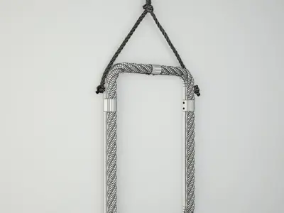 Rope Frame Wall Mirror 3D model
