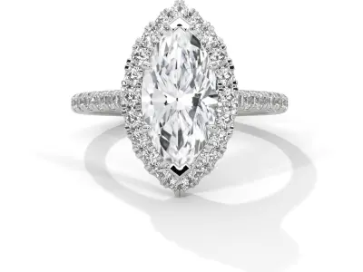 solitaire ring with detail images and 360 render videos 83 3D print model