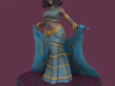 Odalisque 3D print model