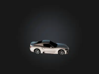 Realistic Car Model Low-poly 3D model