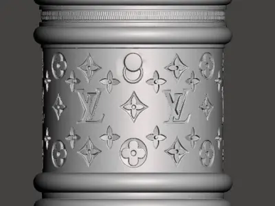  LV CANNE CANDLE MOLD 3D print model