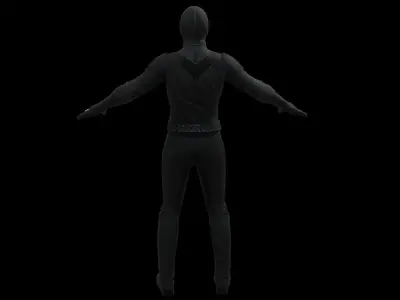 Zoom Villain from The Flash Free low-poly 3D model