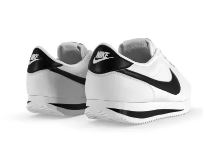 Nike Cortez Basic PBR Low-poly 3D model