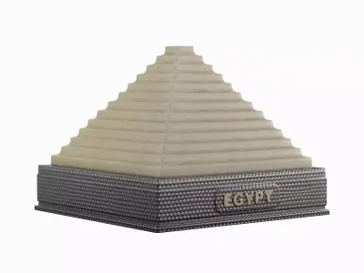 Pyramid Toy B 01 Low-poly 3D model