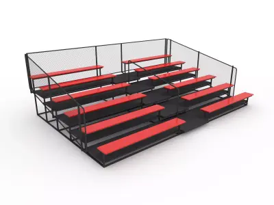 Bleachers 1 3D model