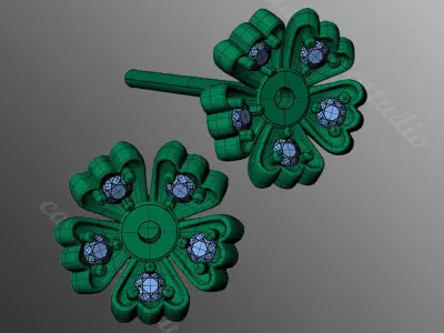 Earrings od69 3D print model