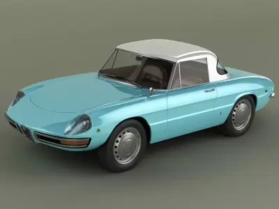 Alfa Romeo Duetto Hardtop 3D model
