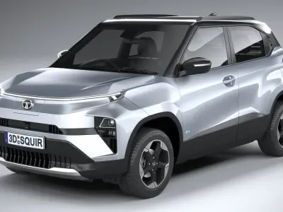 Tata Punch ev 2024 3D model