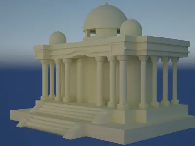 Aries House  - Saint Seiya  Knights of the Zodiac 3D model