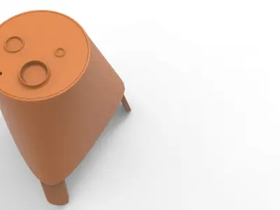 Humma Storage Box Low-poly 3D model