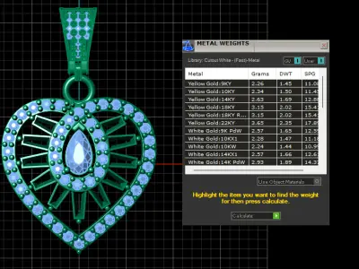 WOMEN HEART PENDANT3D PRINTABLE MODEL  3D print model