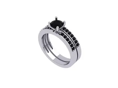 Wedding Ring  3D print model 31
