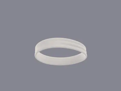 Sport Headband Low-poly 3D model