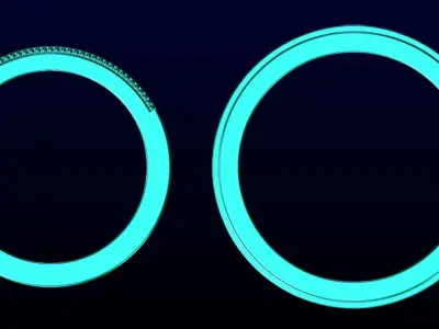 Wedding band 1 3D print model