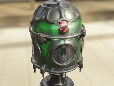 Post Apocalyptic Reactor Core 3D model