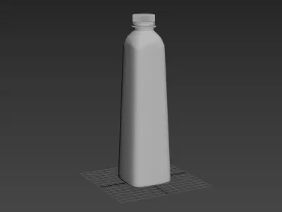 Luxury water bottle design 3D model Low-poly 3D model