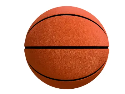Realistic Basketball Low-poly 3D model
