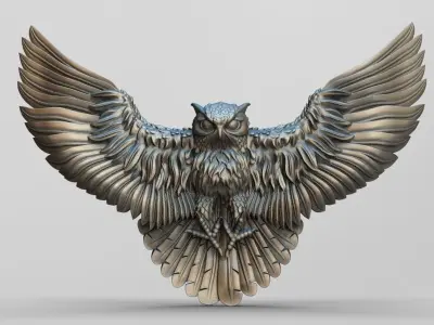 The Owl 3D print model
