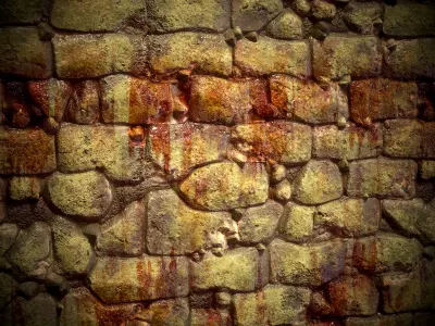 Stone Wall - VOL 01 - substance designer Texture