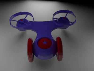 SPACE CRAFT and UFO Flying Saucer- 3D model