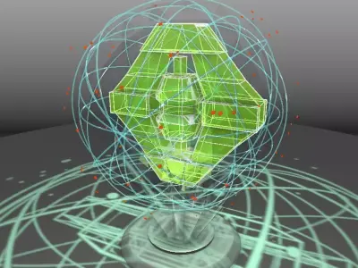 3d-Hologramm  Free low-poly 3D model