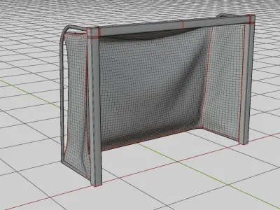 Soccer Goal Free 3D model