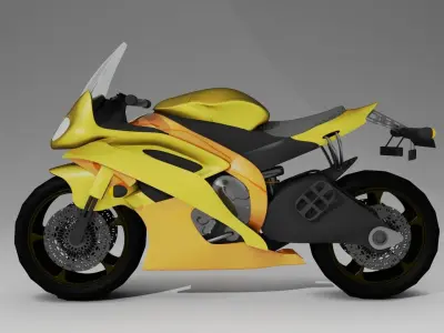 Motorbike motorcycle 3D model