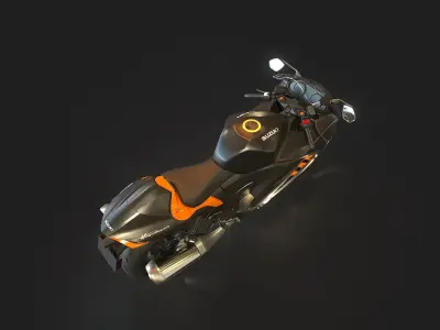 Base model  Suzuki Hayabusa 2022 3D model