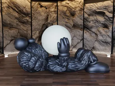 Kaws Holiday Shangai BFF Version Fan Art Toy 3D print model