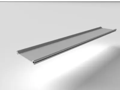 Metal Profile - Steel Pile 001 3D model