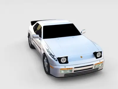 Porsche 944 Turbo S rev 3D model