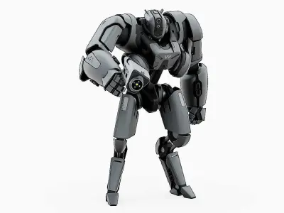 BATTLE DROID SYRIOS-C Rigged for Unreal Engine - Unity - MIXAMO  3D model