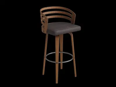 Jayden Counter Stool Low-poly 3D model