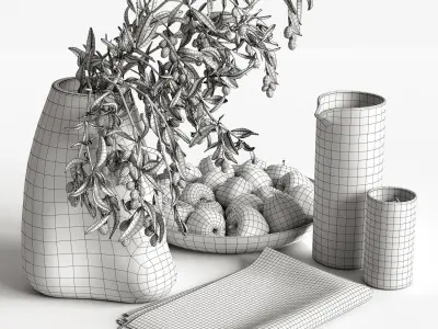 arctic apples 3D model