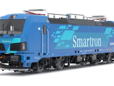 Siemens Smartron Electric Locomotive 3D model