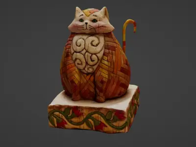Ceramic Cat 3D model