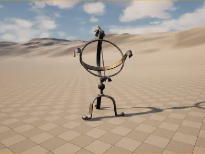 Ancient Sundial 3D model