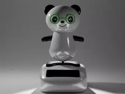 Panda toy 3D model purchase