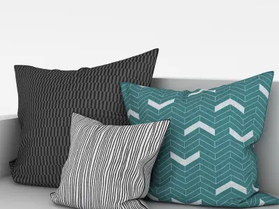 Customisable Pillows 3D model