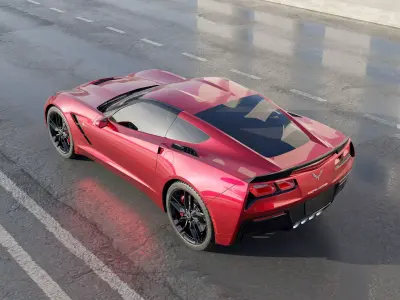 Corvette car model 3D model