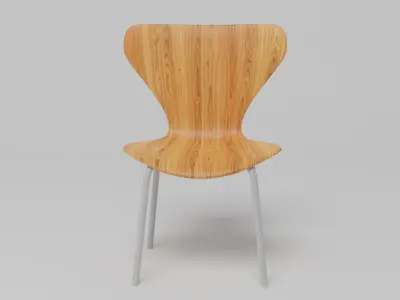 Modern chair Low-poly 3D model