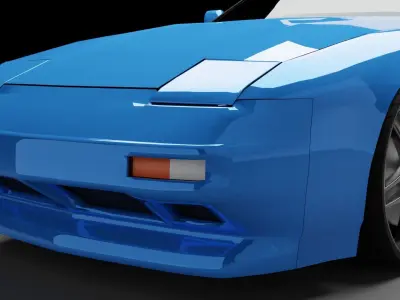 Nissan 180sx 3D model