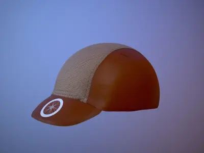 This Cycling Cap Package 3D model