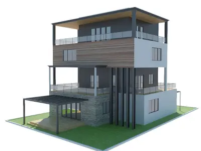 House 13 Free 3D model