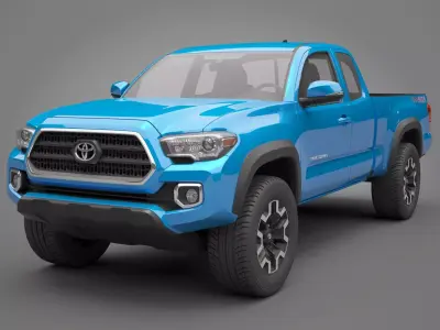 2016 Toyota Tacoma TRD 3D model