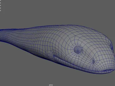 King Cobra Rig Realistic Low-poly 3D model