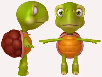 Turtle toy 3D model
