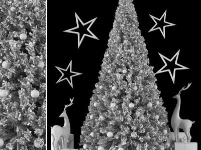 Christmas tree 001 3D model