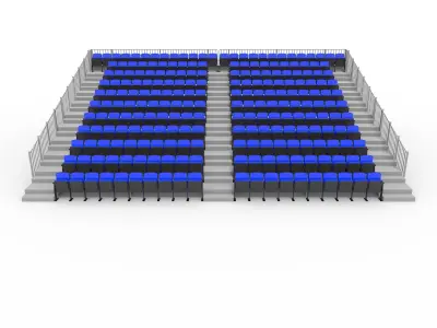 Bleachers 19 3D model